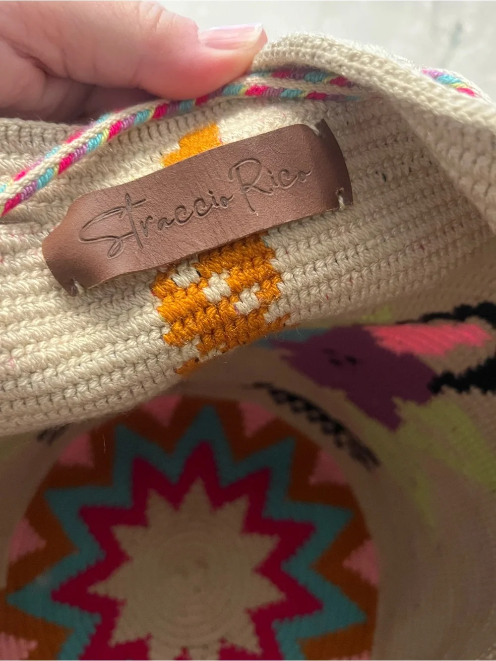 Straccio rico handwoven cream